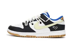 Nike: Белые кеды  Dunk Low