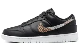 Nike: Чёрные кеды  Dunk Low