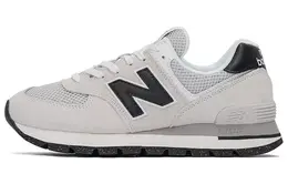 New Balance: Серые кроссовки  574