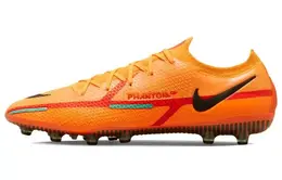 Nike: Оранжевые кроссовки 