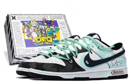 Nike: Белые кеды  Dunk Low