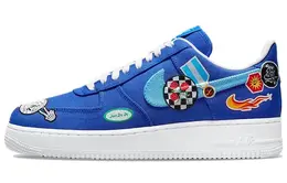 Nike: Синие кеды  Air Force 1 Low