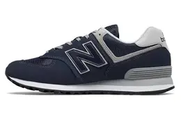 New Balance: Синие кроссовки  574