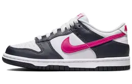 Nike: Белые кеды  Dunk Low