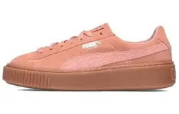 PUMA: Розовые кеды  Suede