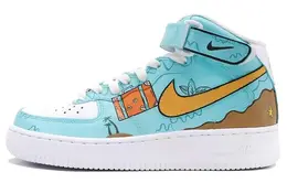 Nike: Голубые кеды  Air Force 1