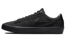 Nike: Чёрные кеды  Blazer Low