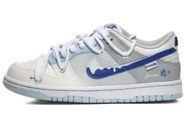 Nike: Серые кеды  Dunk Low