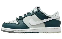 Nike: Зелёные кеды  Dunk Low