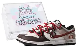 Nike: Коричневые кеды  Dunk Low