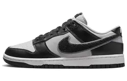 Nike: Серые кеды  Dunk Low Retro