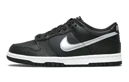 Nike: Чёрные кеды  Dunk Low