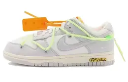 Nike: Белые кеды  Dunk Low