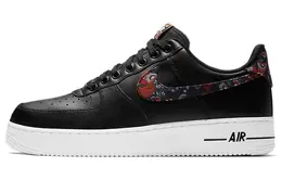 Nike: Чёрные кеды  Air Force 1 Low