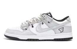 Nike: Белые кеды  Dunk Low