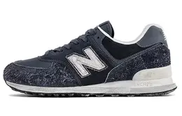 New Balance: Синие кроссовки  574