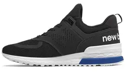 New Balance: Чёрные кроссовки  574