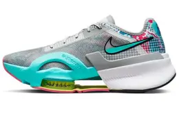 Nike: Серые кроссовки  Air Zoom