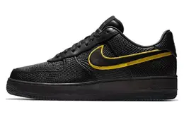 Nike: Чёрные кеды  Air Force 1 Low