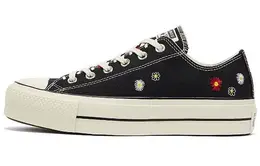 Converse: Чёрные кеды  Chuck Taylor All Star Lift