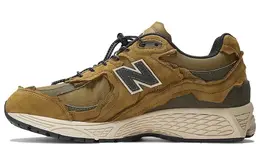 New Balance: Коричневые кроссовки  2002R