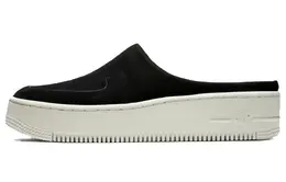 Nike: Чёрные шлёпанцы  Air Force 1