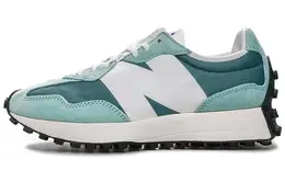 New Balance: Голубые кроссовки  327
