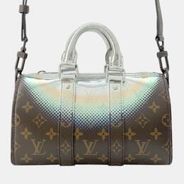 Louis Vuitton: Коричневая сумка  Keepall