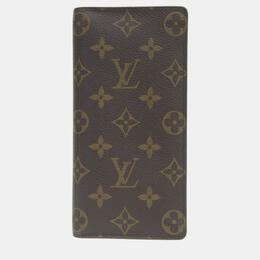 Louis Vuitton: Коричневый кошелёк 