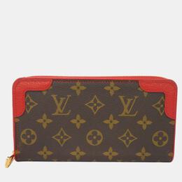 Louis Vuitton: Коричневый кошелёк  Zippy