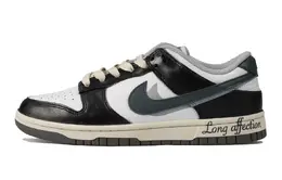 Nike: Чёрные кеды  Dunk Low