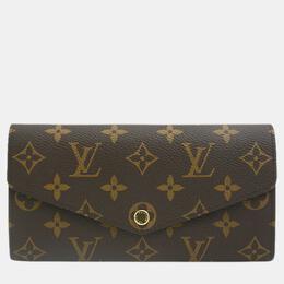 Louis Vuitton: Коричневый кошелёк 