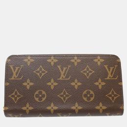 Louis Vuitton: Коричневый кошелёк  Zippy