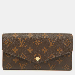 Louis Vuitton: Коричневый кошелёк 