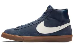 Nike: Синие кеды  Blazer