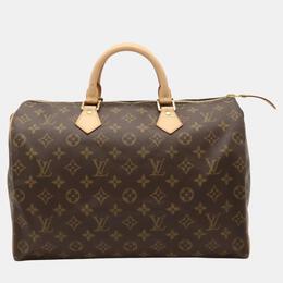 Louis Vuitton: Коричневая сумка  Speedy