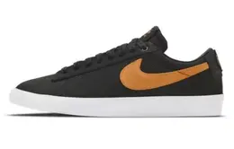 Nike: Чёрные кеды  Blazer Low