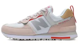 New Balance: Розовые кроссовки  574