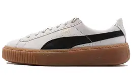 PUMA: Серые кеды  Suede