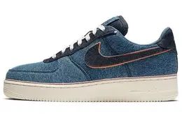 Nike: Синие кеды  Air Force 1 Low