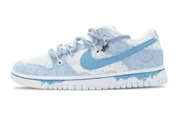 Nike: Белые кеды  Dunk Low