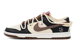 Nike: Бежевые кеды  Dunk Low