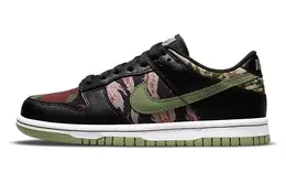 Nike: Чёрные кеды  Dunk Low SE