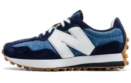 New Balance: Синие кроссовки  327