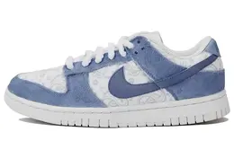 Nike: Белые кеды  Dunk Low