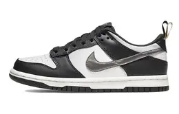 Nike: Чёрные кеды  Dunk Low SE