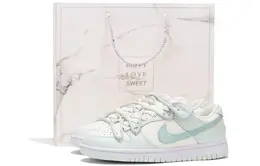 Nike: Белые кеды  Dunk Low