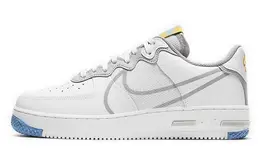 Nike: Белые кеды  Air Force 1 React