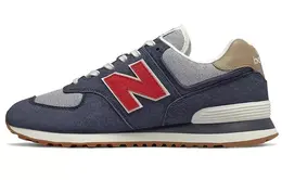 New Balance: Синие кроссовки  574