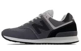 New Balance: Серые кроссовки  574